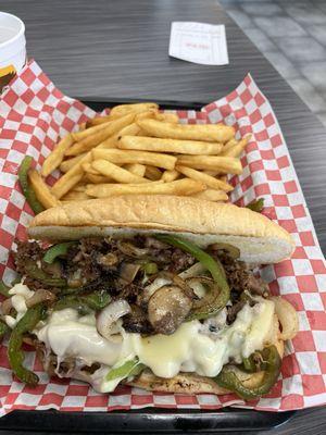 Philly Cheesesteak sandwich