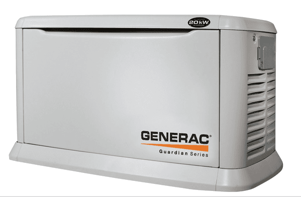 A whole-home standby generator.