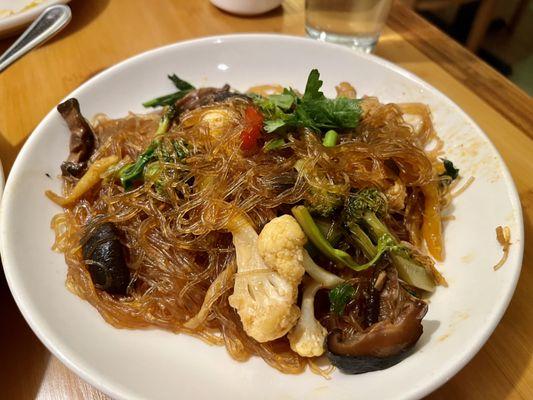 Glass Noodles with Shitake Mushrooms (Op Wun Sen)