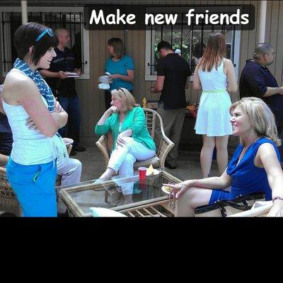 Attend our monthly mixers and make new positive friends