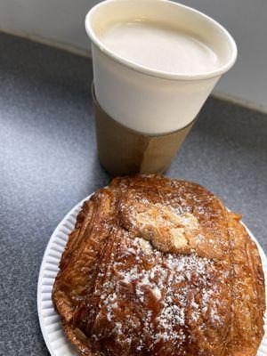 Croissant au Chocolat and House Blend Coffee