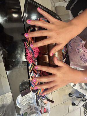 My daughters nails were great.