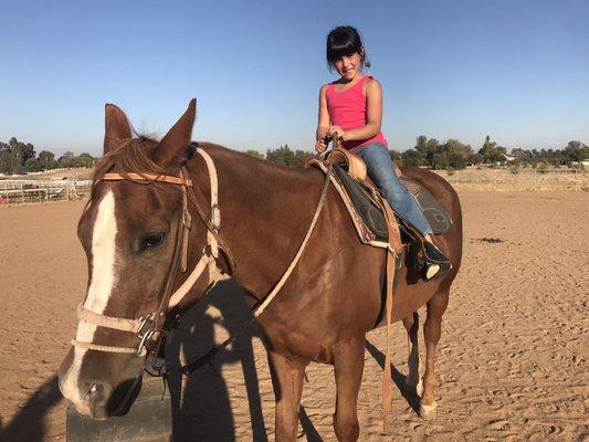 My daughter loved her riding experience. Renee was a great guide. He explained things so well. He was great with my daughter.