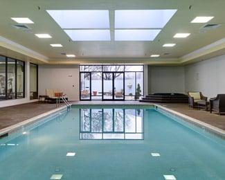 Our Indoor heated pool