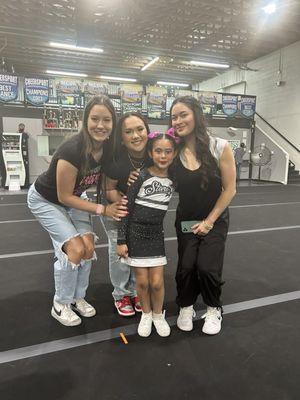 Our girl with her great coaches for season 2023-2024