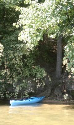 My Wilderness Systems Tsunami 120 on Lake Mendota - from Rutabaga