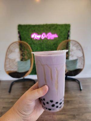 Love the Taro tea with medium sweetness!