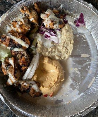 Chicken Kebab Plate