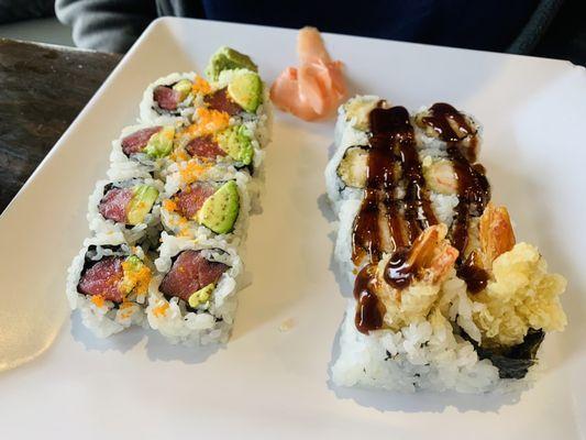 2 roll lunch with upgraded roll $16.95