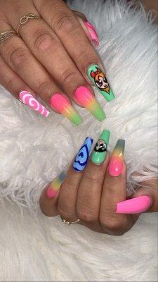 $90 nail art