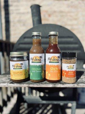 FH Jerk Signature Marinade, Original Sauce, Spicy BBQ, and Seasoning