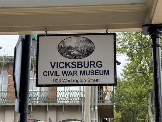 Museum sign