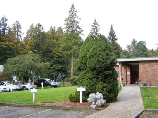 Recovery center main entrance