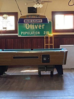 Pool table