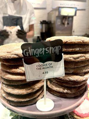 Ginger snap cookie of the month- 5/5