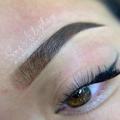 Ombré Powder brows by Shannen