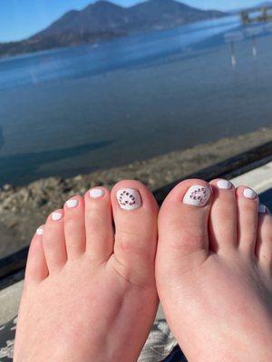 Simple Pedicure with no Gel