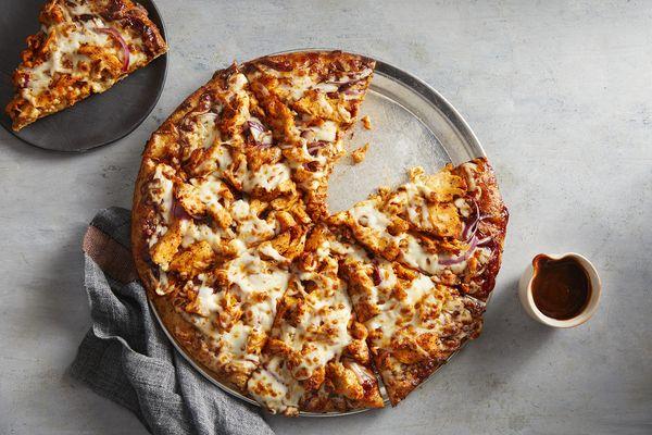 Desi BBQ Chicken Pizza