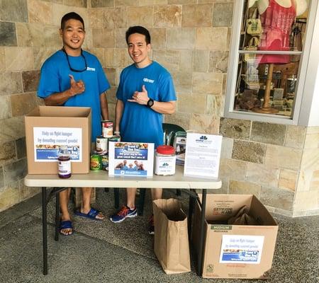 Thanks Whole Foods for helping with our food drive.