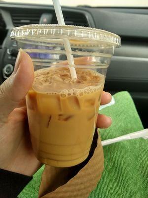 Delicious iced coffee