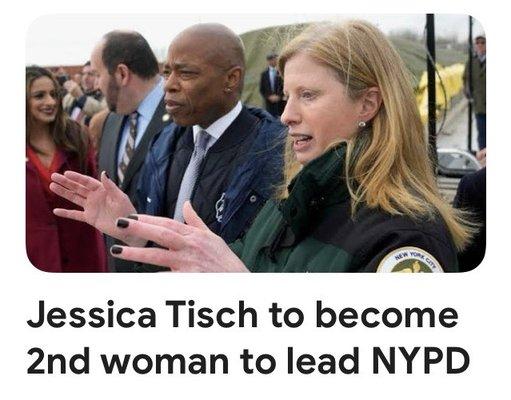 To Jessica Tish: Good Luck & Fortitude! + Happy Holidays for everyone at the NYPD! NYC.