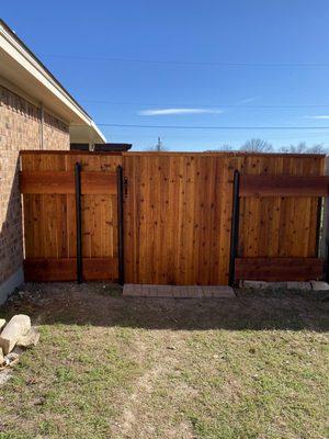 Gate and fence work