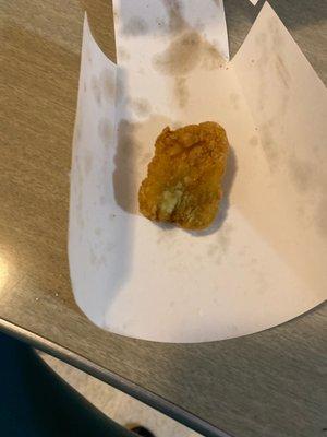 Moldy chicken nugget