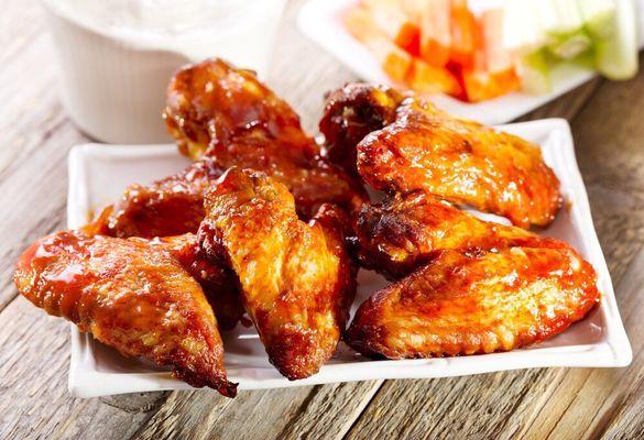 Baked chicken wings