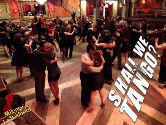 Tango Class & Social Dance every Sunday at the Alhambra Palace Restaurant & Lounge