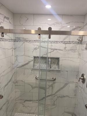 Shower Doors from Fitzgerald's Tile  Company in Poughkeepsie, NY