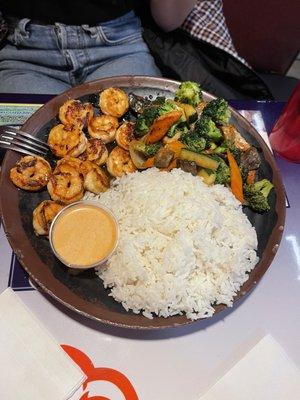 Shrimp hibachi