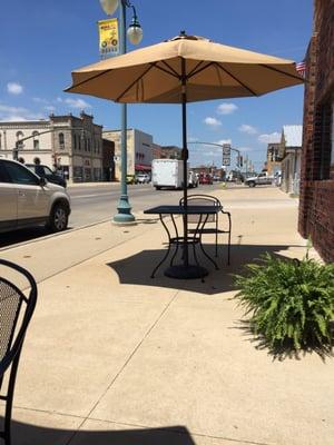 Outdoor seating