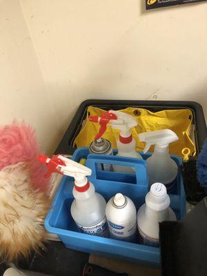 Organized janitorial cart