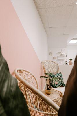 Peak at Downtown Orlando's cutest waiting area.