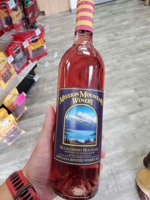 Found huckleberry wine!