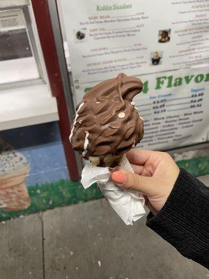 Small Twist dipped in Chocolate