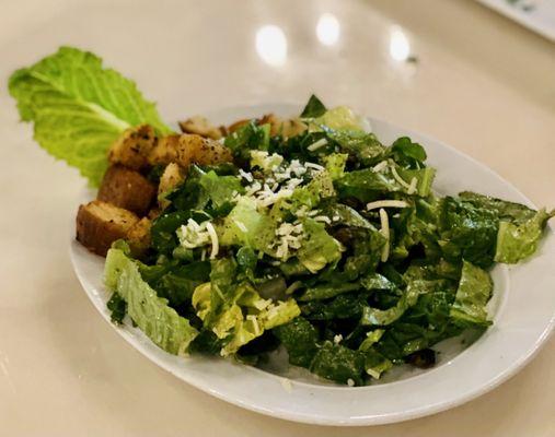 Side Caesar salad.