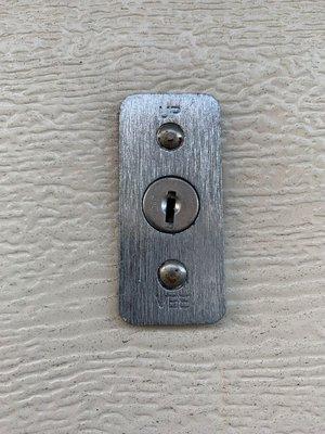 Garage door lock