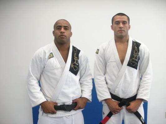 Urijah Faber BJJ Coach Fabio "Pateta" Prado and Owner Diogo Gomes