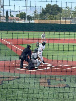 Crushing a home run shot!