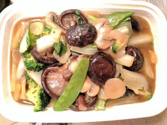 Vegetables with Black Mushroom