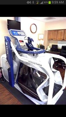 Vista Knoll is the ONLY skilled nursing facility in all of San Diego to feature the incredible alter g anti gravity treadmill