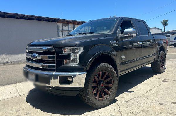 F150  glass repair