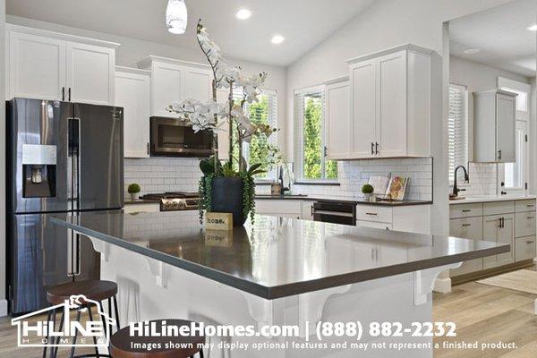 HiLine Homes of Yakima Model Home Plan 2248 Kitchen.