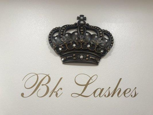 Bk Lashes Salon Logo