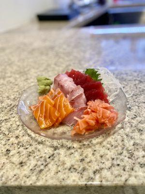 Triple Sashimi - Fresh Hamachi, Ahi, and Salmon