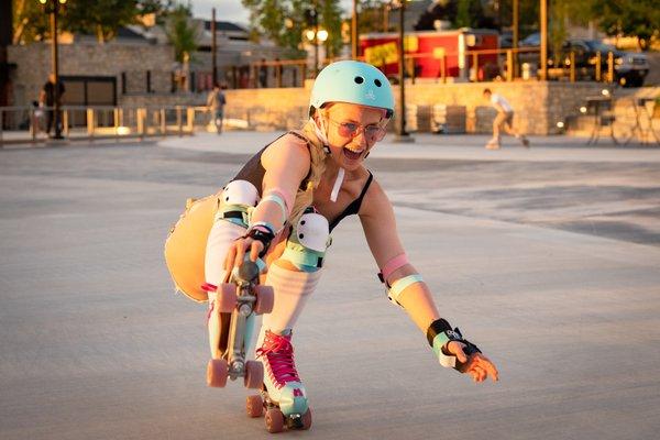 Roller Skating At Millcreek Common