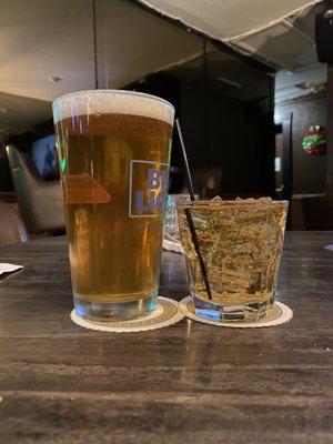 Beer and a chaser - $9