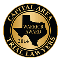 Capital Area Trial Lawyers Warrior Award 2014