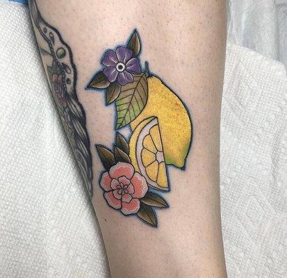 Lemon Tattoo by Alyssa